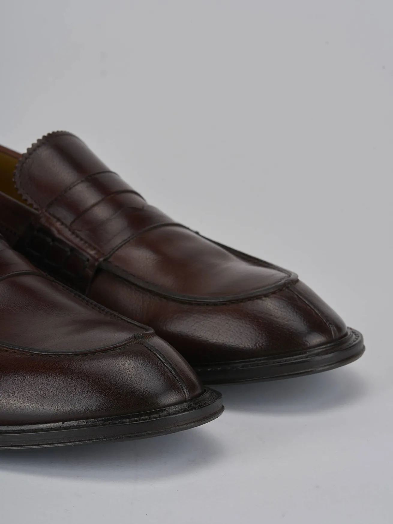 Mocassini pelle testa