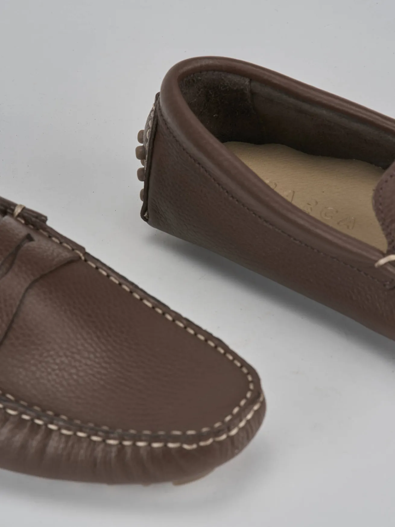 Mocassini pelle testa