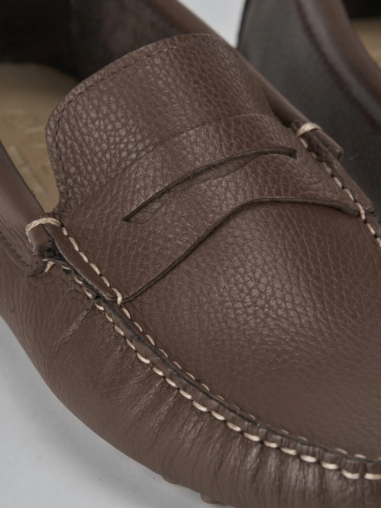 Mocassini pelle testa