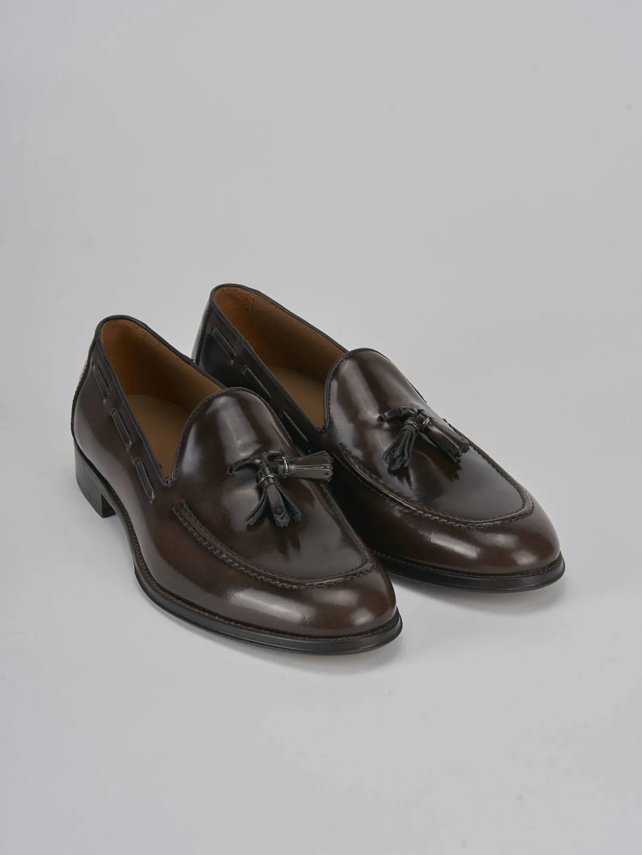 Mocassini pelle testa