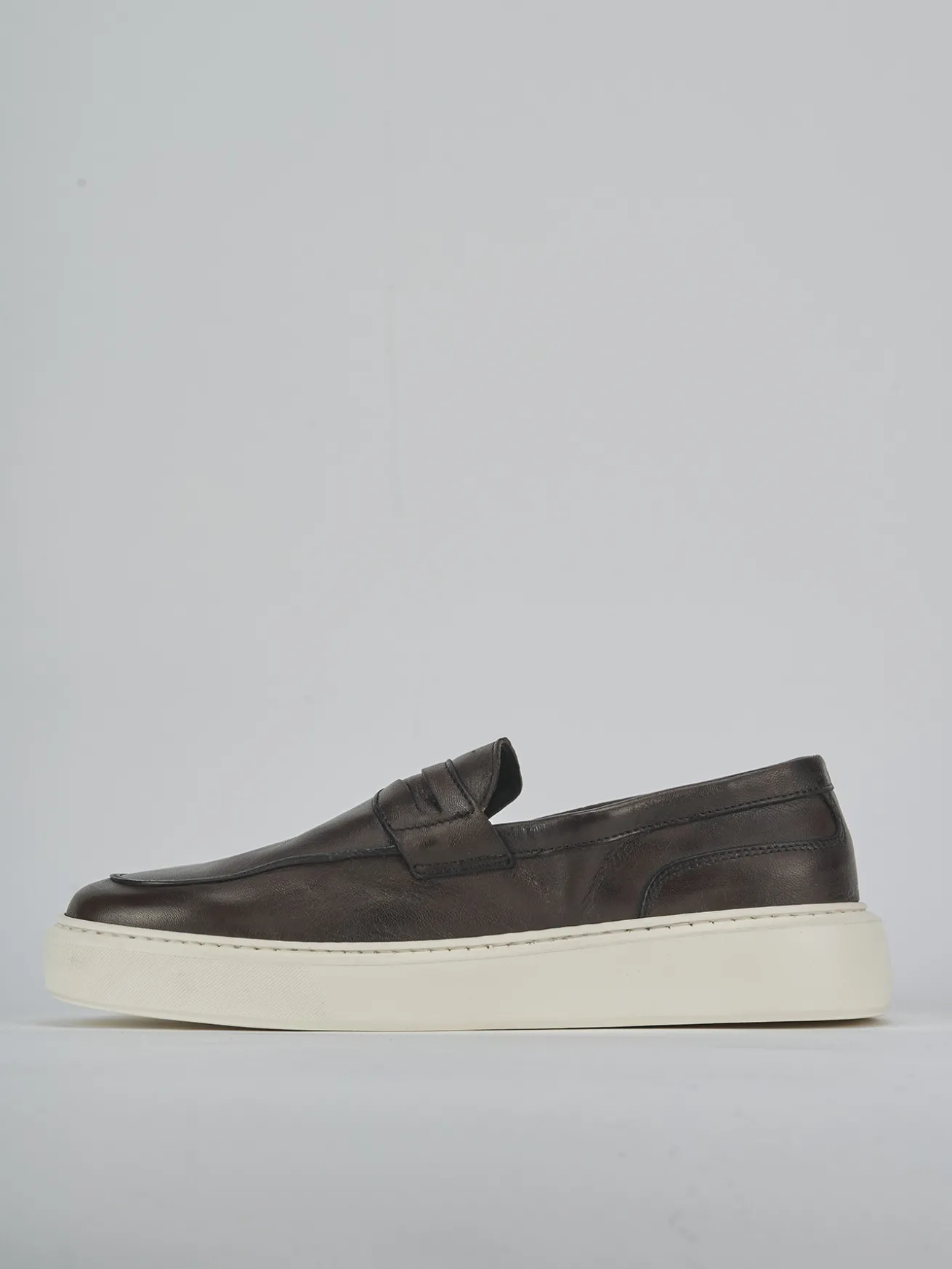 Mocassini pelle testa