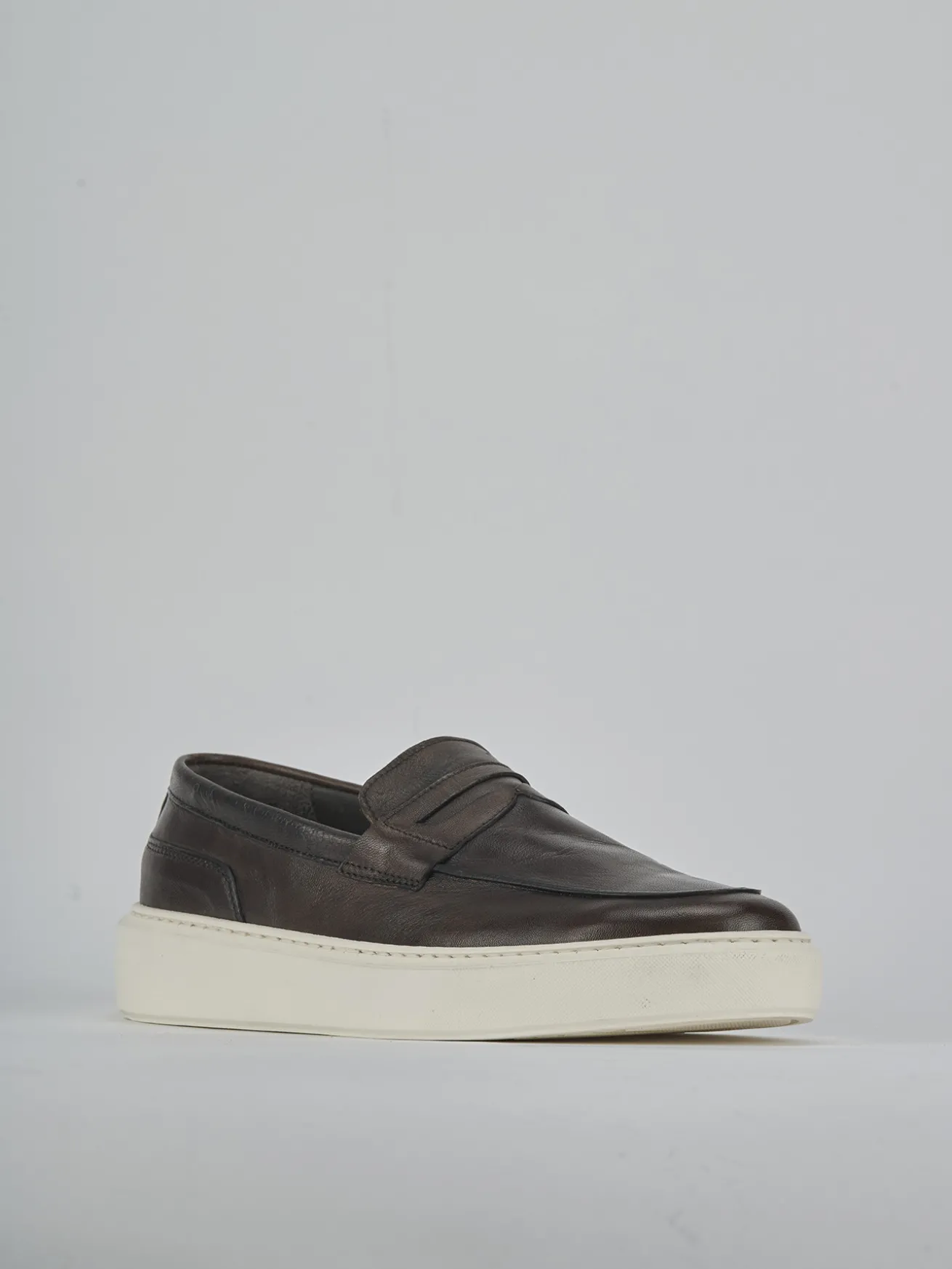 Mocassini pelle testa