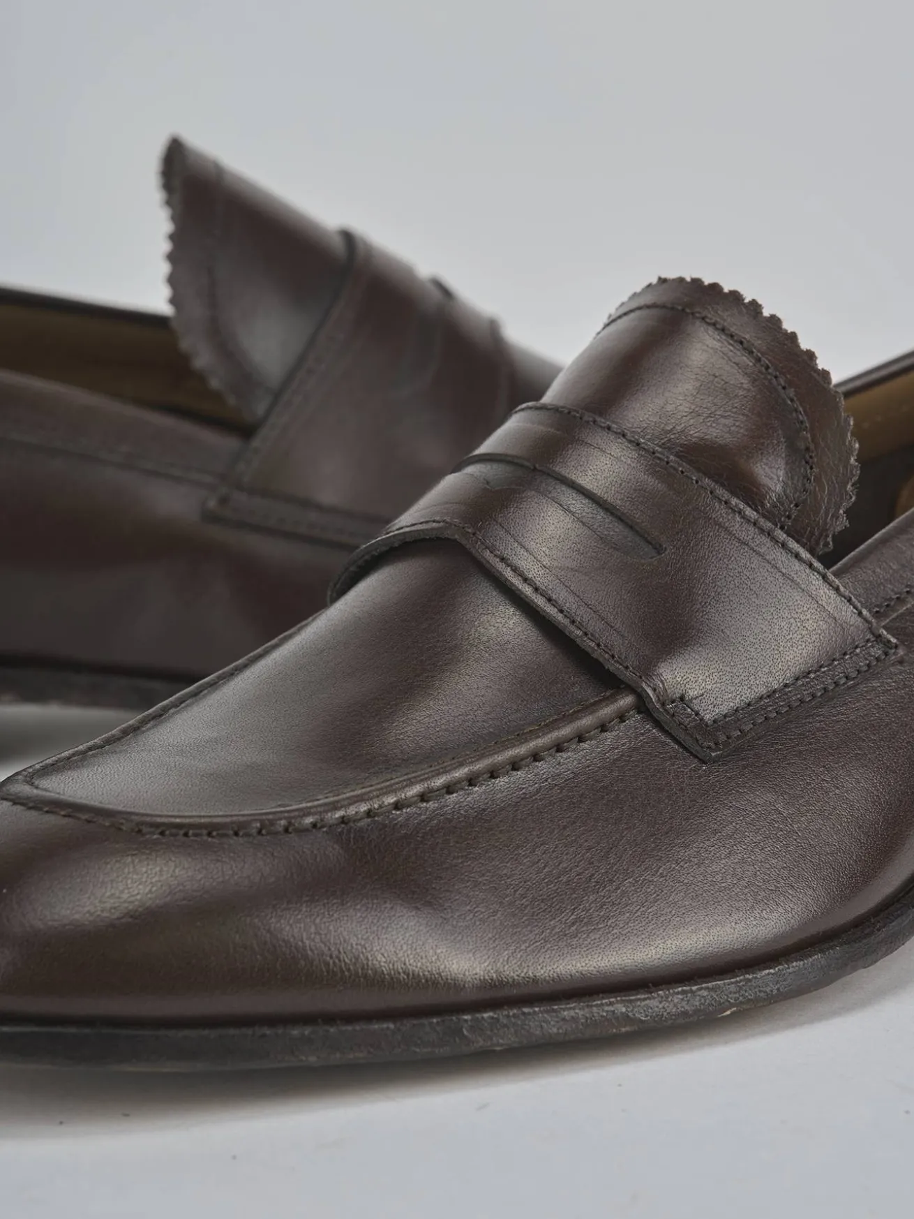 Mocassini pelle testa