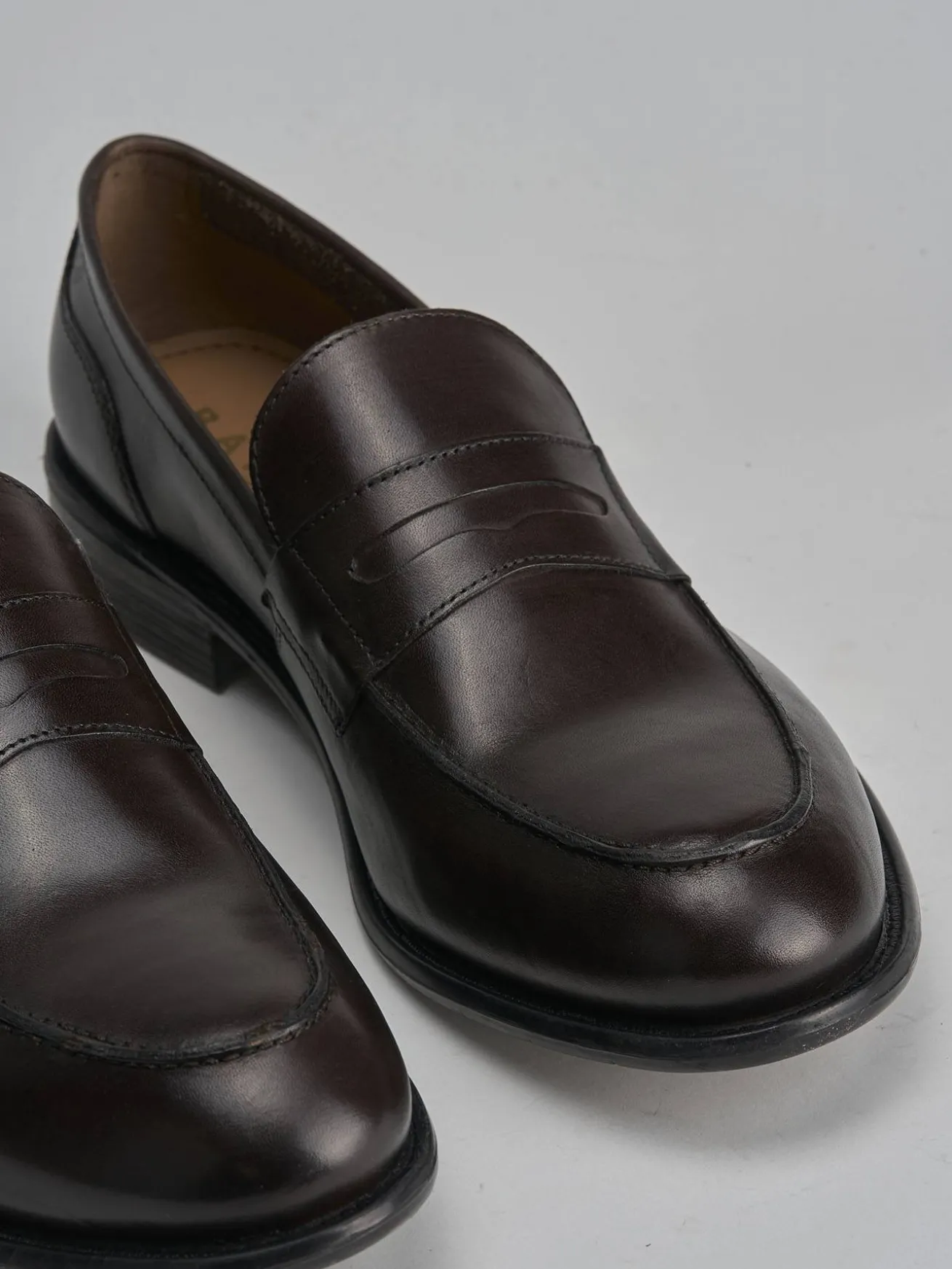 Mocassini pelle testa