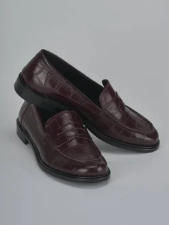 Mocassini tacco 2cm cocco bordo'