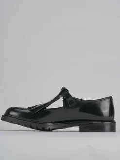 Mocassini tacco 2cm pelle nero