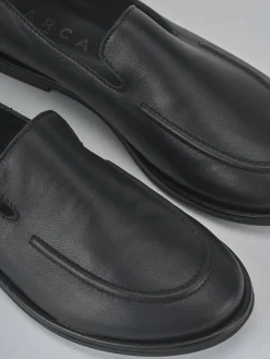 Mocassini tacco 1cm pelle nero