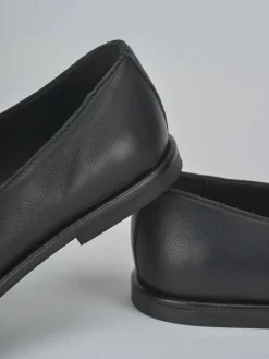 Mocassini tacco 1cm pelle nero