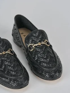 Mocassini tacco 1cm pelle nero