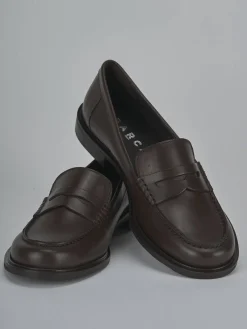 Mocassini tacco 1cm pelle testa