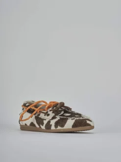 Mocassini tacco 1cm pelle testa