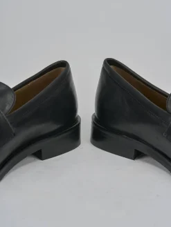 Mocassini tacco 2cm pelle nero