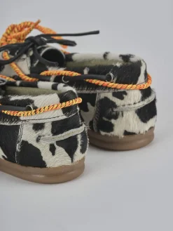 Mocassini tacco 1cm pelle nero