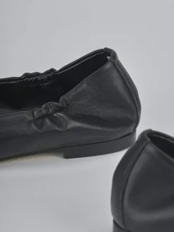 Mocassini tacco 1cm pelle nero