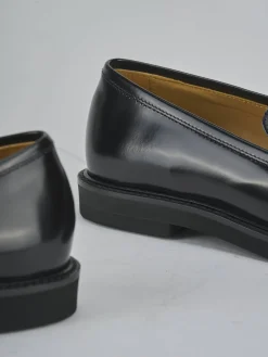 Mocassini tacco 3cm pelle nero