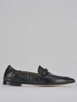 Mocassini tacco 1cm pelle nero