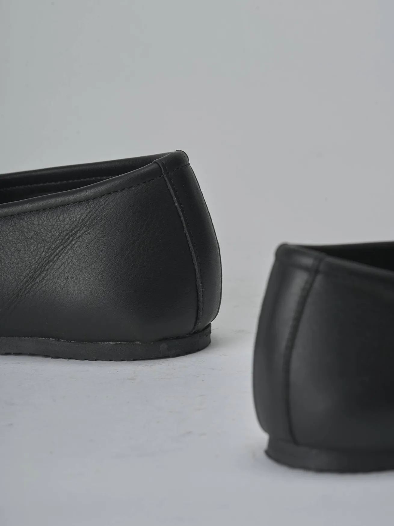 Mocassini tacco 1cm pelle nero