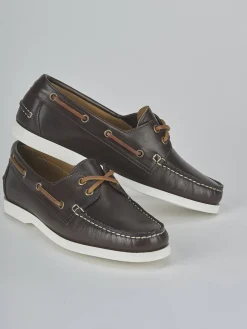 Mocassini tacco 1cm pelle testa