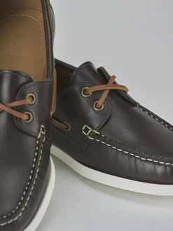 Mocassini tacco 1cm pelle testa