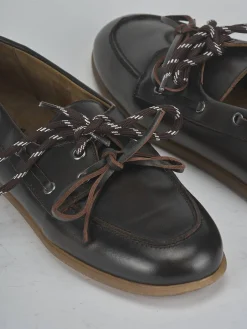 Mocassini tacco 1cm pelle testa