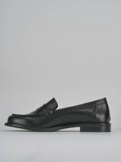 Mocassini tacco 1cm pelle nero