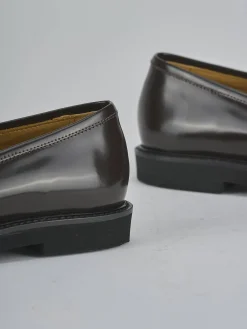 Mocassini tacco 3cm pelle testa