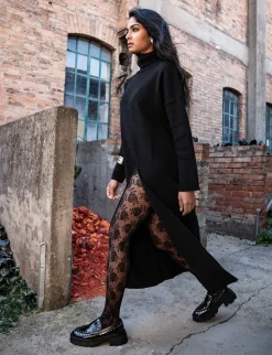 Mocassini tacco 2cm pelle nero