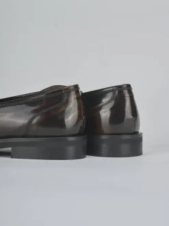 Mocassini tacco 2cm pelle testa