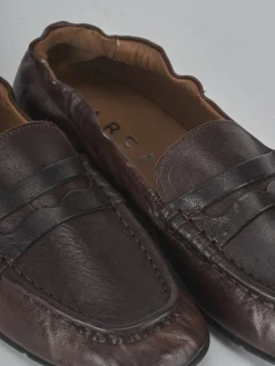 Mocassini tacco 2cm pelle testa