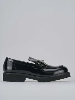 Mocassini tacco 2cm pelle nero