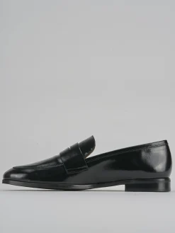 Mocassini tacco 1cm pelle nero