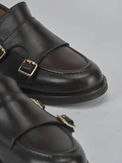 Mocassini tacco 2cm pelle testa