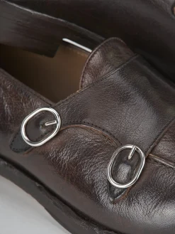 Mocassini tacco 2cm pelle testa