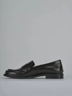 Mocassini tacco 1cm pelle testa