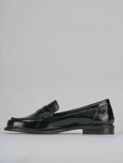 Mocassini tacco 1cm vernice nero