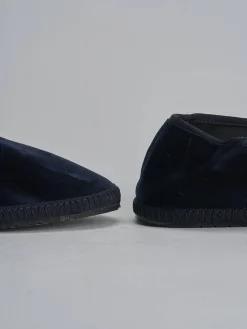 Mocassini velluto blu