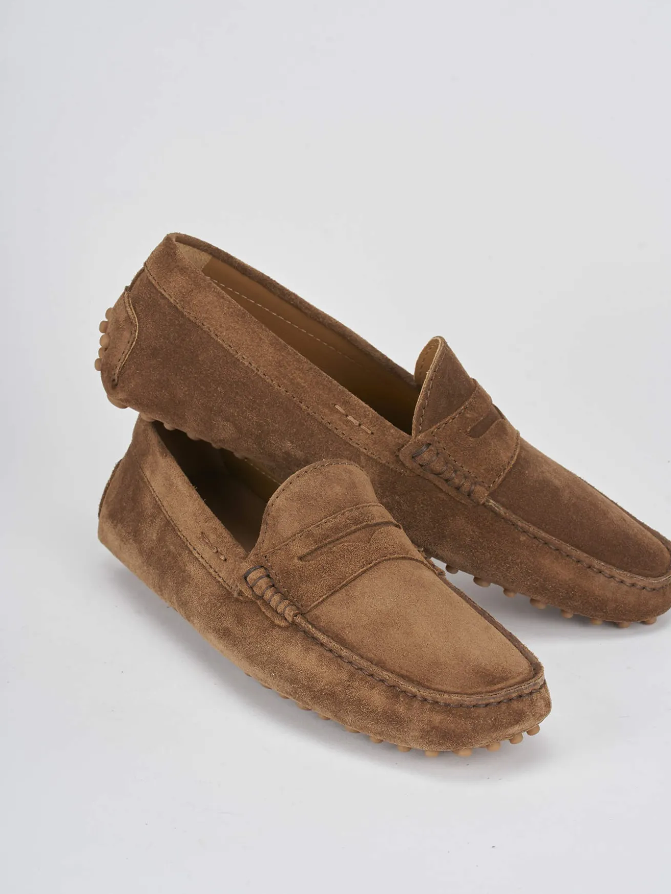 Mocassino marrone camoscio