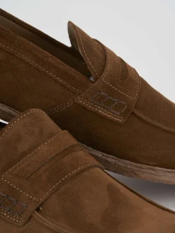 Mocassino marrone camoscio