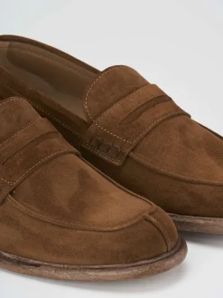 Mocassino marrone camoscio