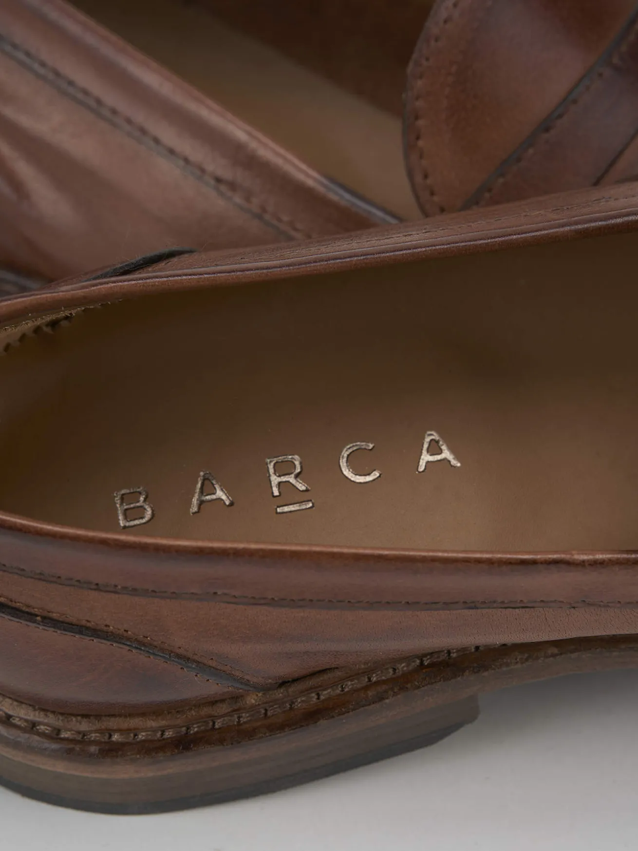 Mocassino marrone pelle