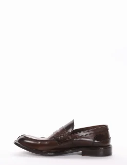 mocassino tacco 2 cm cuoio