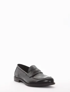 mocassino tacco 2 cm nero