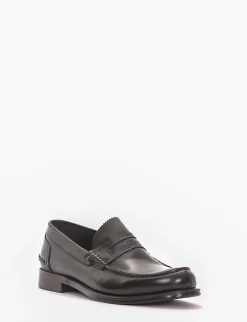 mocassino tacco 2 cm nero