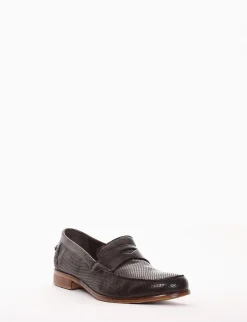 mocassino tacco 2 cm testa