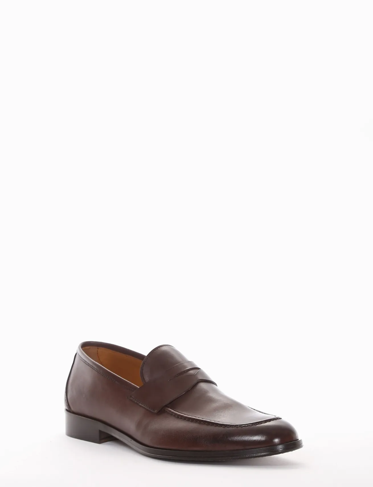 mocassino tacco 2 cm testa