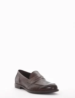 mocassino tacco 2 cm testa