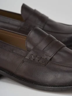 Mocassino testa pelle