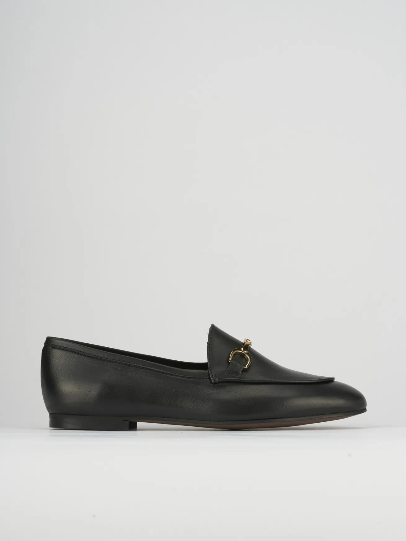 mocassiono tacco 1 cm nero