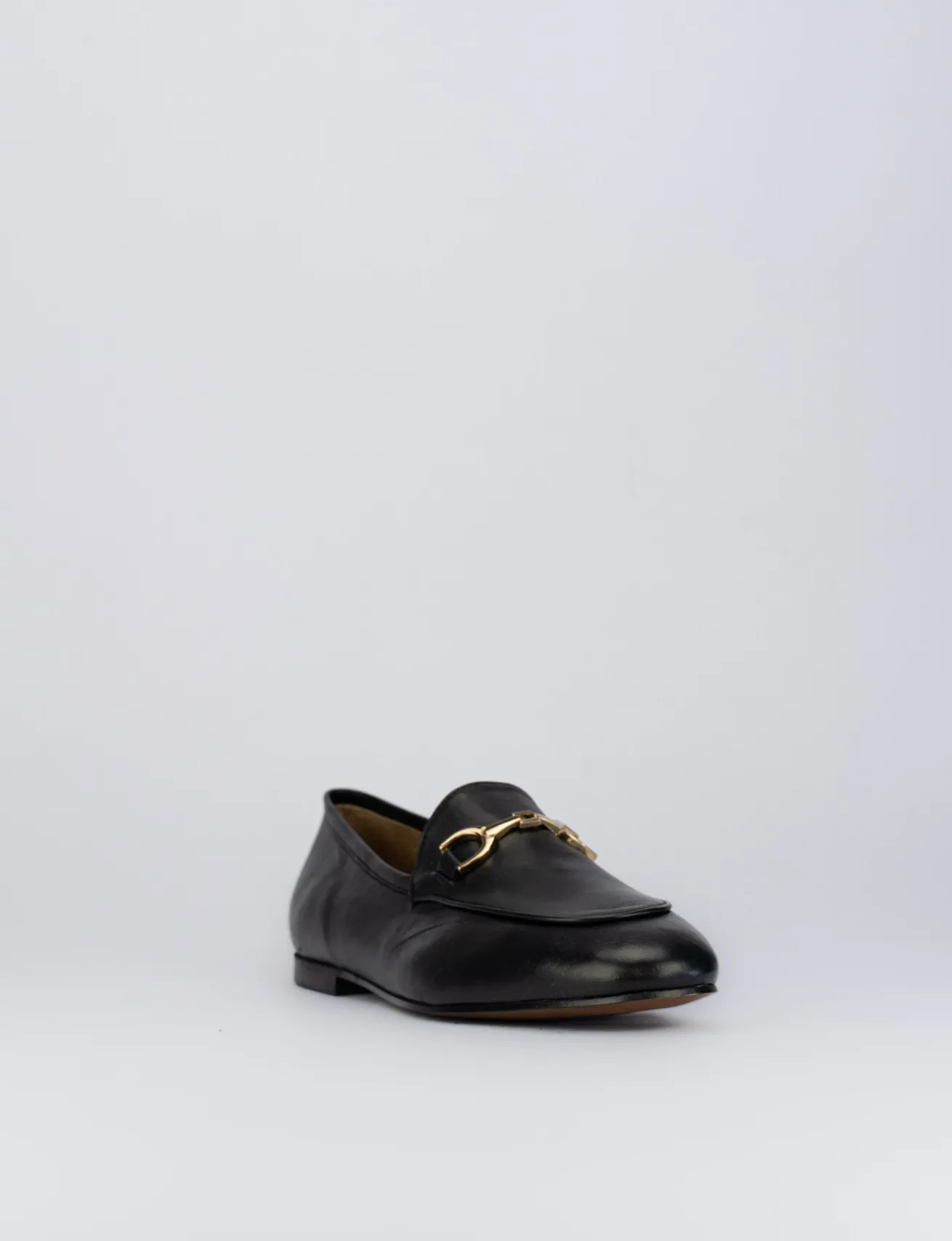 mocassiono tacco 1 cm nero