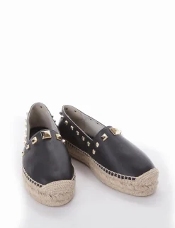 Punta chiusa borchie oro